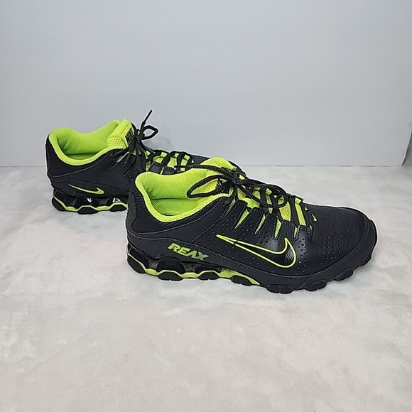 Nike Reax 8 TR Training Shoes Men's 8 Anthracite Black-Volt 616272-036 - Picture 9 of 10